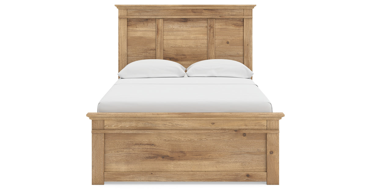 Makidern Tan Full Panel Storage Bed from Ashley - Luna Furniture