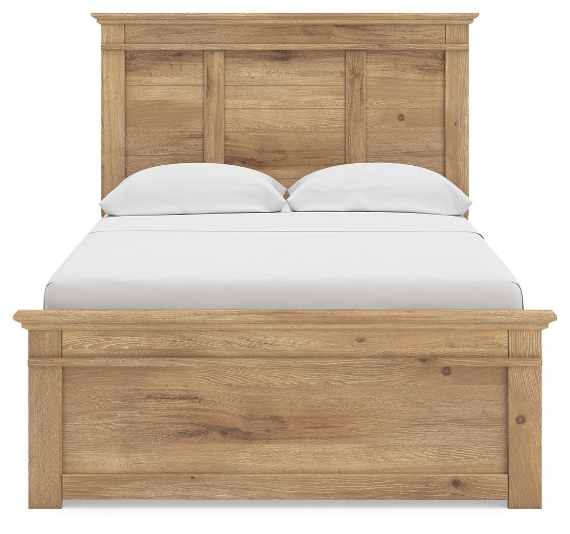 Makidern Tan Full Panel Storage Bed from Ashley - Luna Furniture