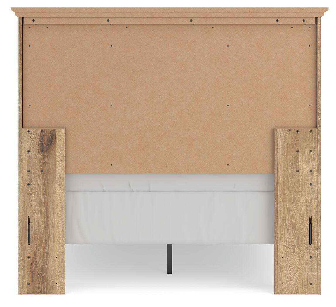 Makidern Tan Full Panel Bed from Ashley Furniture - Luna Furniture