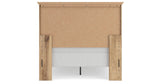 Makidern Tan Full Panel Bed, Dresser and Mirror from Ashley - Luna Furniture