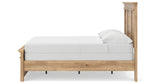 Makidern Tan Full Panel Bed, Dresser and Mirror from Ashley - Luna Furniture
