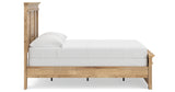 Makidern Tan Full Panel Bed, Dresser and Mirror from Ashley - Luna Furniture