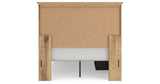 Makidern Tan Full Panel Storage Bed from Ashley Furniture - Luna Furniture