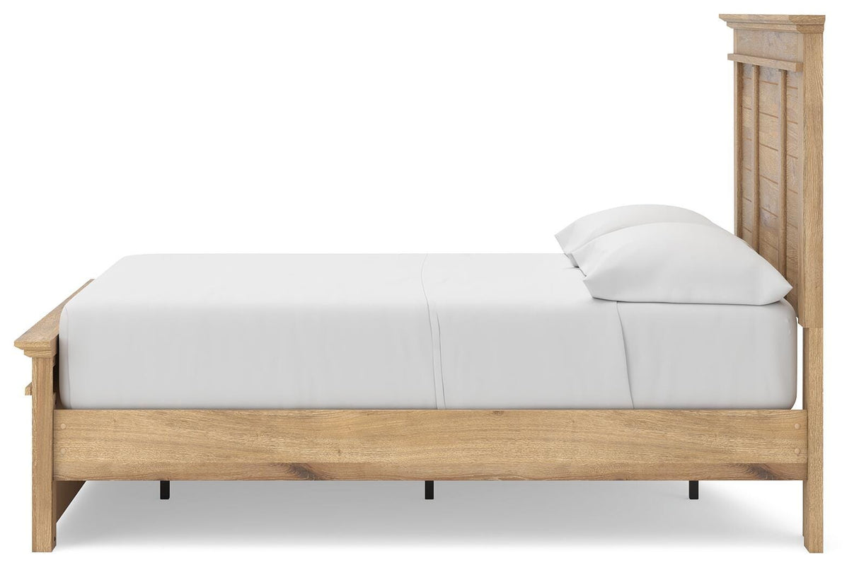 Makidern Tan Full Panel Storage Bed from Ashley Furniture - Luna Furniture