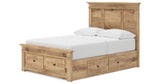 Makidern Tan Full Panel Storage Bed from Ashley - Luna Furniture