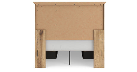 Makidern Tan Full Panel Storage Bed from Ashley - Luna Furniture