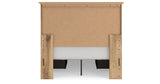 Makidern Tan Full Panel Storage Bed from Ashley - Luna Furniture
