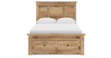 Makidern Tan Full Panel Storage Bed from Ashley - Luna Furniture