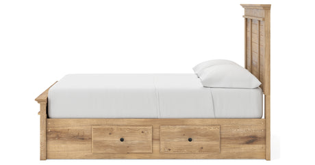 Makidern Tan Full Panel Storage Bed from Ashley - Luna Furniture