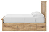 Makidern Tan Full Panel Storage Bed from Ashley - Luna Furniture