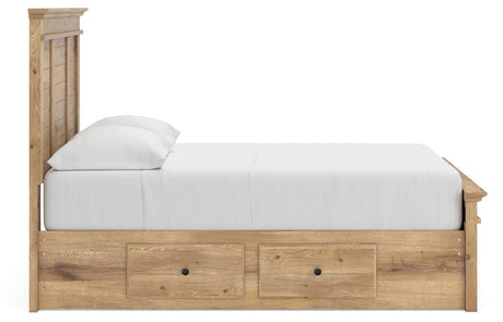 Makidern Tan Full Panel Storage Bed from Ashley - Luna Furniture