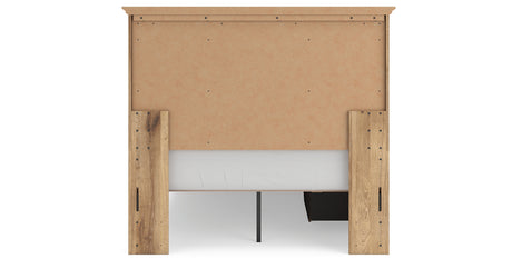 Makidern Tan Full Panel Storage Bed from Ashley Furniture - Luna Furniture