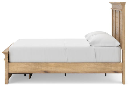 Makidern Tan Full Panel Storage Bed from Ashley Furniture - Luna Furniture