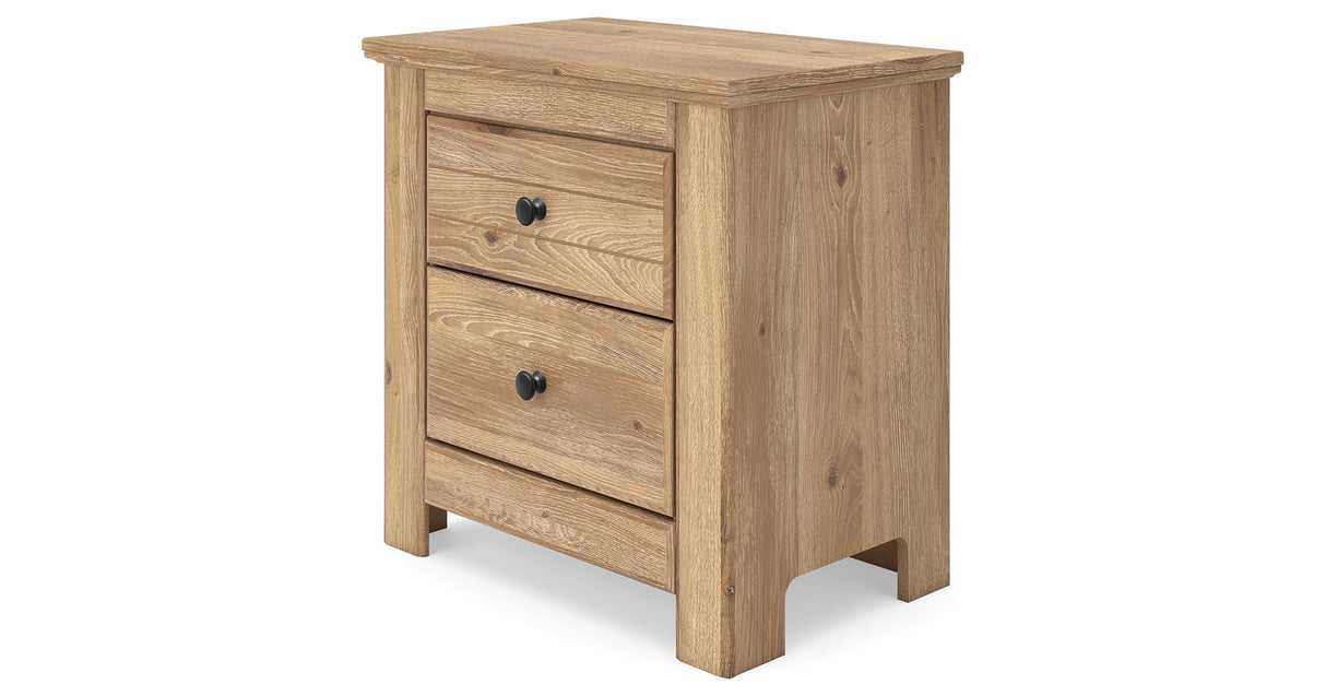 Makidern Tan Nightstand from Ashley - Luna Furniture