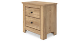 Makidern Tan Nightstand from Ashley - Luna Furniture