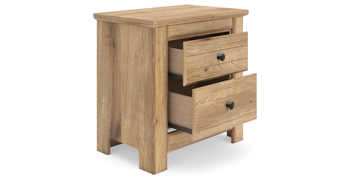 Makidern Tan Nightstand from Ashley - Luna Furniture
