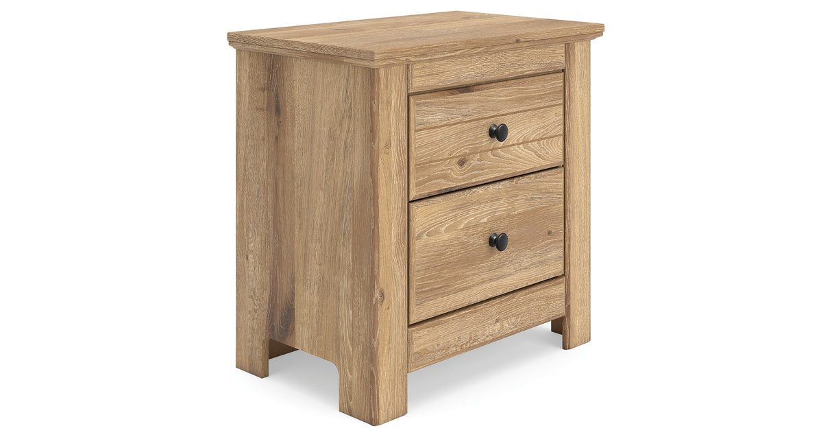 Makidern Tan Nightstand from Ashley - Luna Furniture