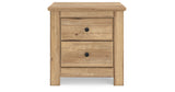Makidern Tan Nightstand from Ashley - Luna Furniture