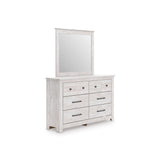 Makidern Whitewash Storage Panel Bedroom Set with 2 Footboard Drivers from Ashley - Luna Furniture