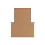 Makidern Whitewash Storage Panel Bedroom Set with 4 Drawers from Ashley - Luna Furniture