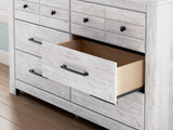 Makidern Whitewash Storage Panel Bedroom Set with 2 Footboard Drivers from Ashley - Luna Furniture