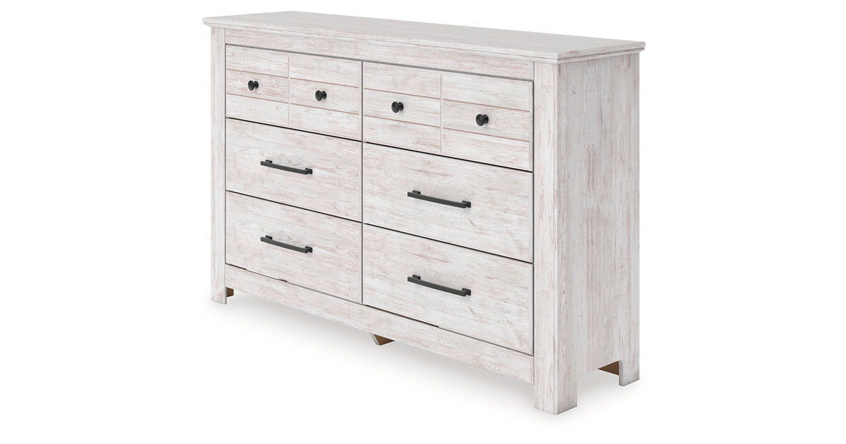 Makidern Whitewash Dresser from Ashley Furniture - Luna Furniture