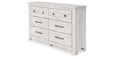 Makidern Whitewash Dresser from Ashley Furniture - Luna Furniture