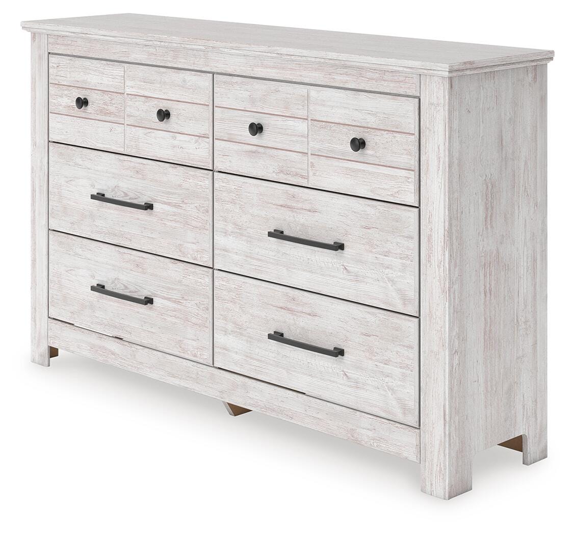 Makidern Whitewash Dresser from Ashley Furniture - Luna Furniture