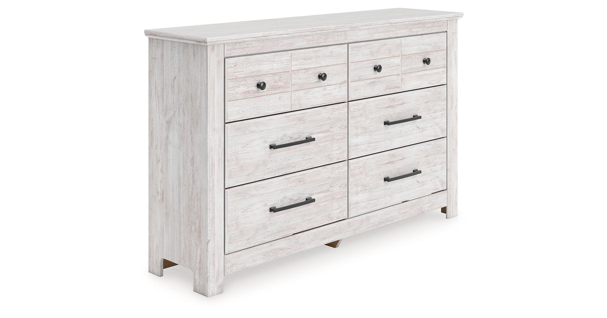 Makidern Whitewash Dresser from Ashley Furniture - Luna Furniture