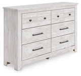 Makidern Whitewash Dresser from Ashley Furniture - Luna Furniture