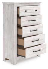 Makidern Whitewash Chest of Drawers from Ashley Furniture - Luna Furniture