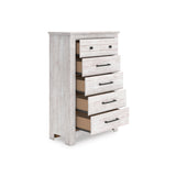 Makidern Whitewash Storage Youth Panel Bedroom Set with 4 Side Drawers from Ashley - Luna Furniture