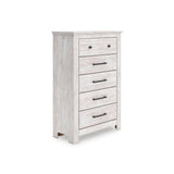 Makidern Whitewash Storage Panel Bedroom Set with 2 Footboard Drivers from Ashley - Luna Furniture