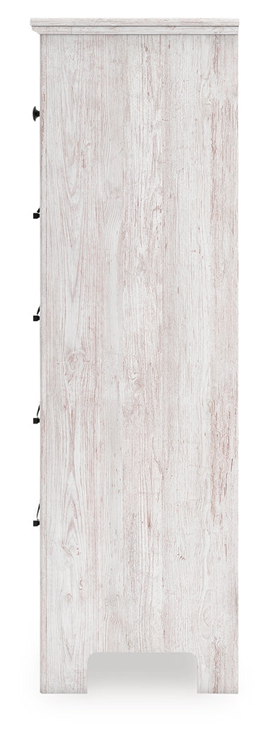 Makidern Whitewash Chest of Drawers from Ashley Furniture - Luna Furniture