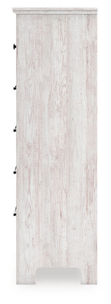 Makidern Whitewash Chest of Drawers from Ashley Furniture - Luna Furniture