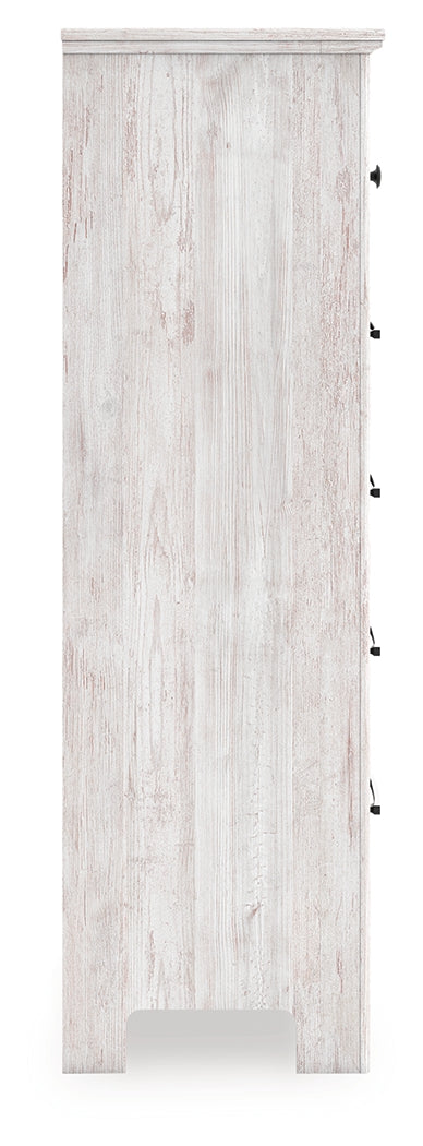 Makidern Whitewash Chest of Drawers from Ashley Furniture - Luna Furniture