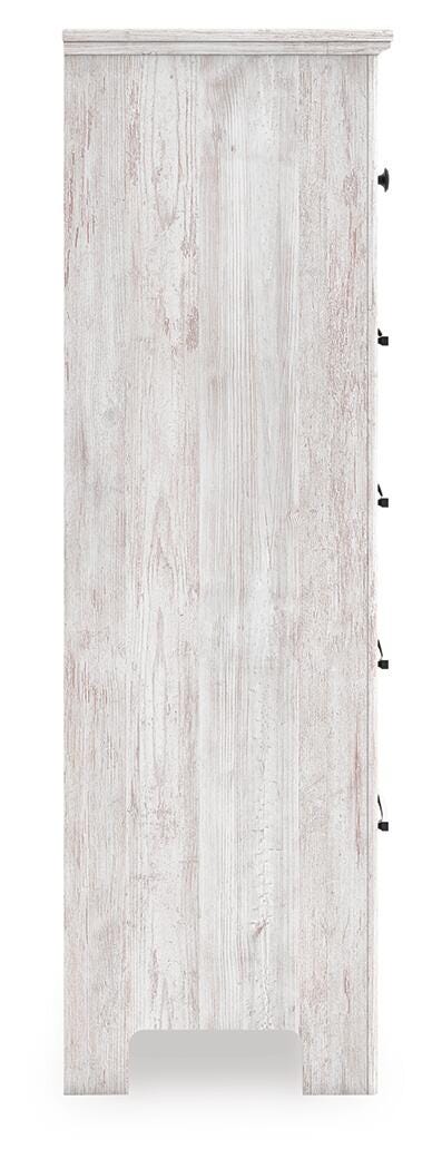 Makidern Whitewash Chest of Drawers from Ashley - Luna Furniture
