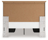 Makidern Whitewash Queen Panel Storage Bed from Ashley Furniture - Luna Furniture