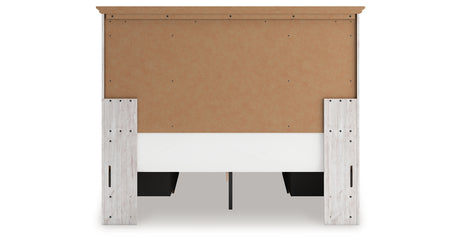Makidern Whitewash Queen Panel Storage Bed from Ashley - Luna Furniture
