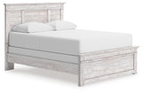 Makidern Whitewash Queen Panel Bed from Ashley Furniture - Luna Furniture