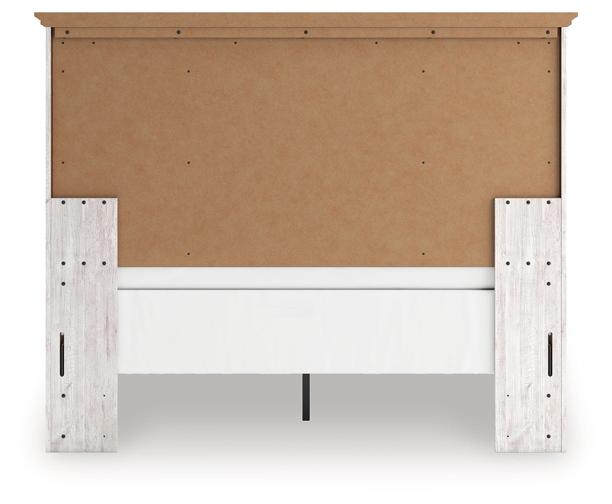 Makidern Whitewash Queen Panel Bed from Ashley Furniture - Luna Furniture