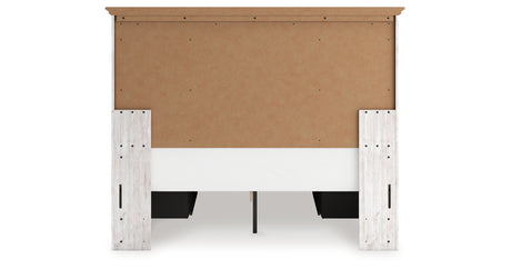 Makidern Whitewash Queen Panel Storage Bed from Ashley - Luna Furniture