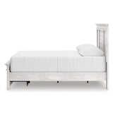Makidern Whitewash Queen Panel Storage Bed from Ashley - Luna Furniture