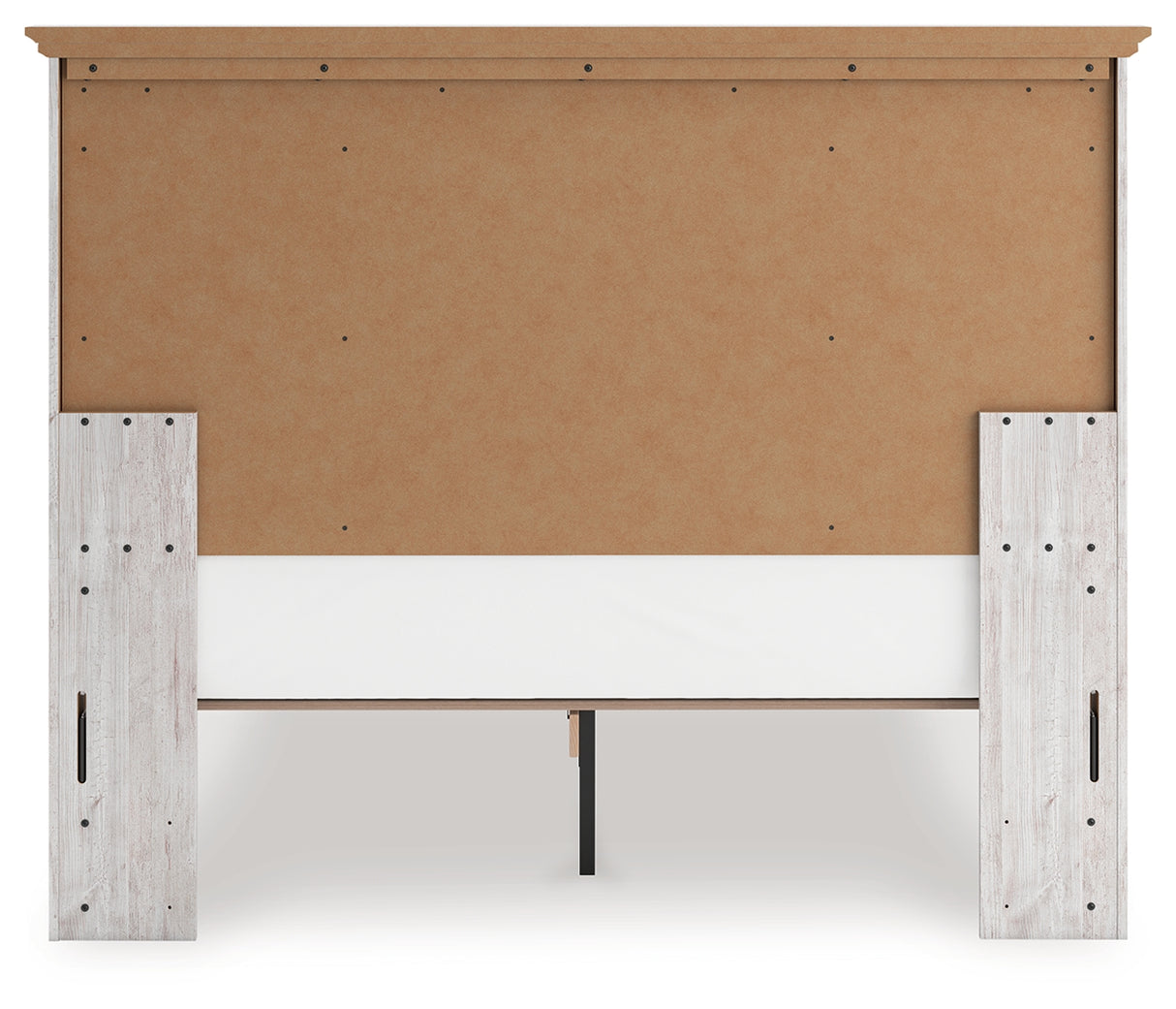 Makidern Whitewash Queen Panel Storage Bed from Ashley Furniture - Luna Furniture