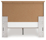 Makidern Whitewash Queen Panel Storage Bed from Ashley Furniture - Luna Furniture