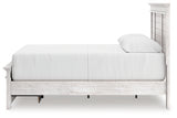 Makidern Whitewash Queen Panel Storage Bed from Ashley Furniture - Luna Furniture