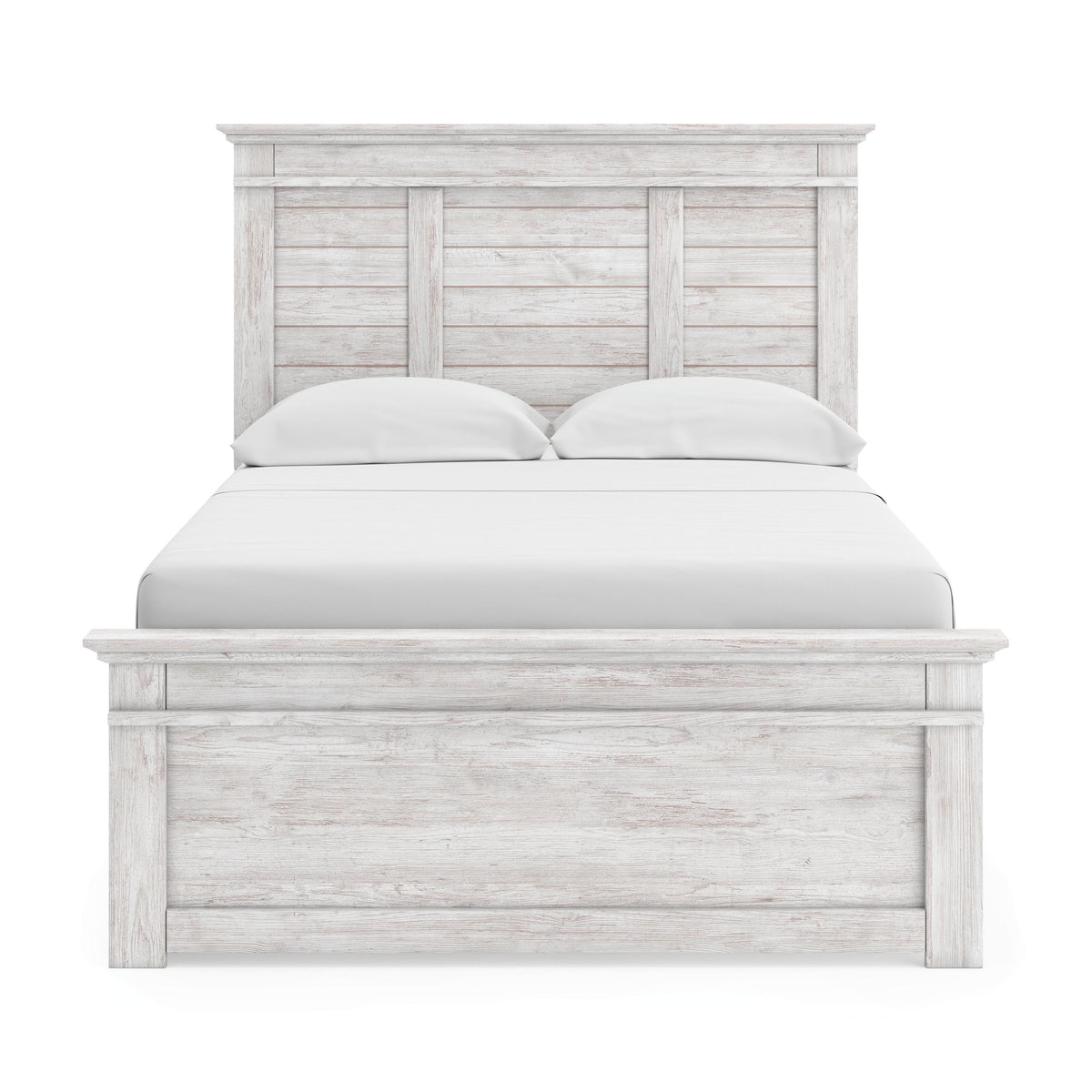 Makidern Whitewash Full Panel Storage Bed from Ashley - Luna Furniture