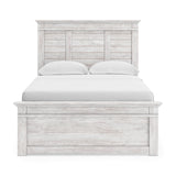 Makidern Whitewash Full Panel Storage Bed from Ashley - Luna Furniture