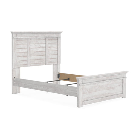 Makidern Whitewash Full Panel Bed from Ashley - Luna Furniture