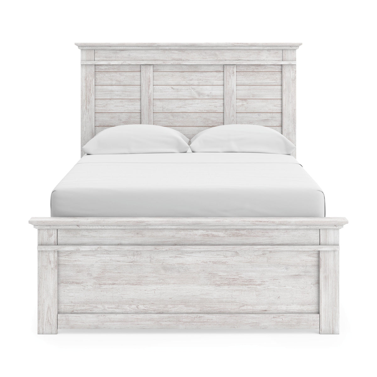 Makidern Whitewash Full Panel Bed from Ashley - Luna Furniture